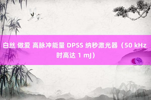 白丝 做爱 高脉冲能量 DPSS 纳秒激光器（50 kHz 时高达 1 mJ）